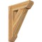 Ekena Millwork Traditional Slat Rough Sawn Bracket, Western Red Cedar, 6"W x 26"D x 34"H BKT06X26X34TRA06RWR - alternate 1